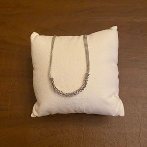 Stella & Dot Piper Necklace Silver